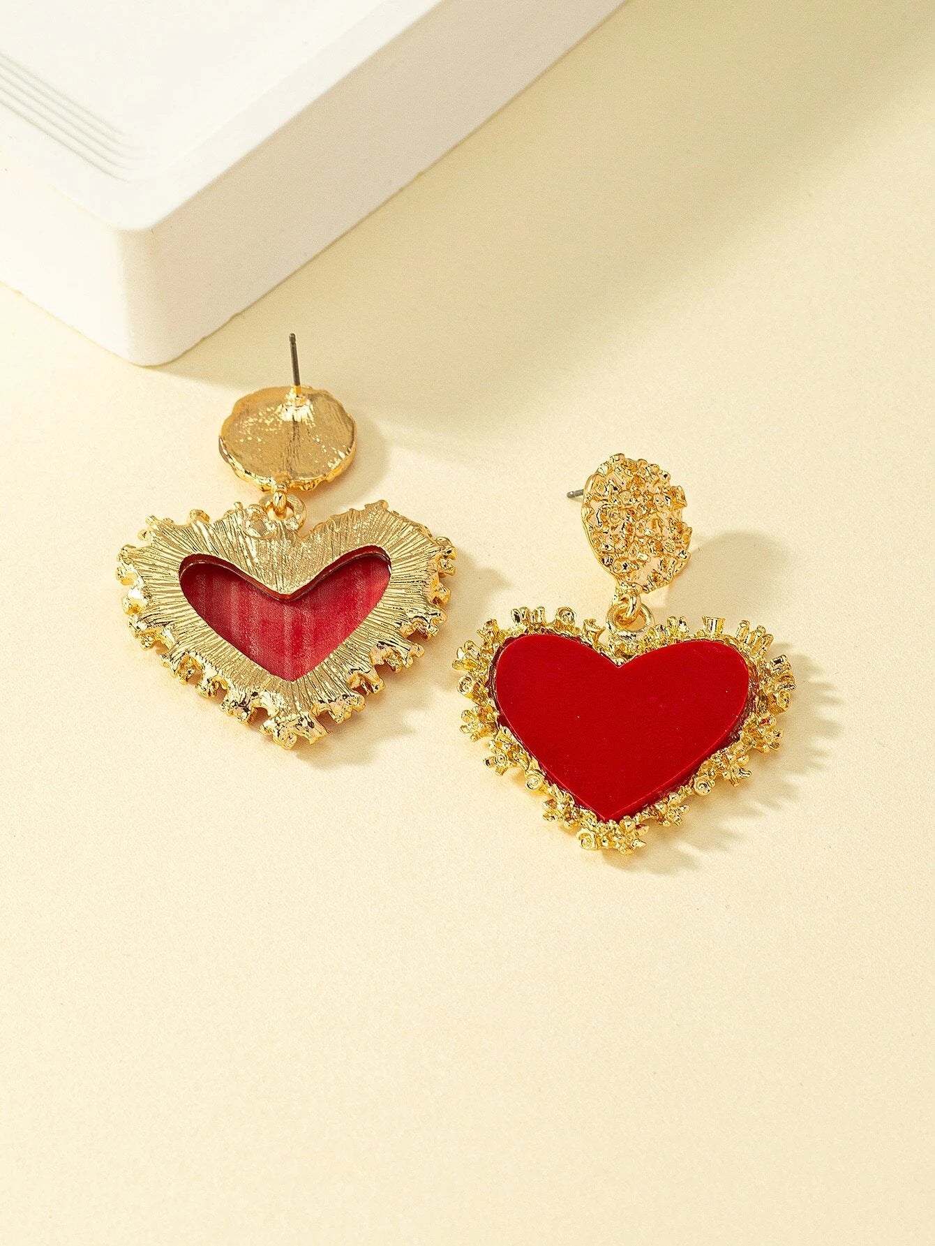 Heart Drop Earrings Valentines