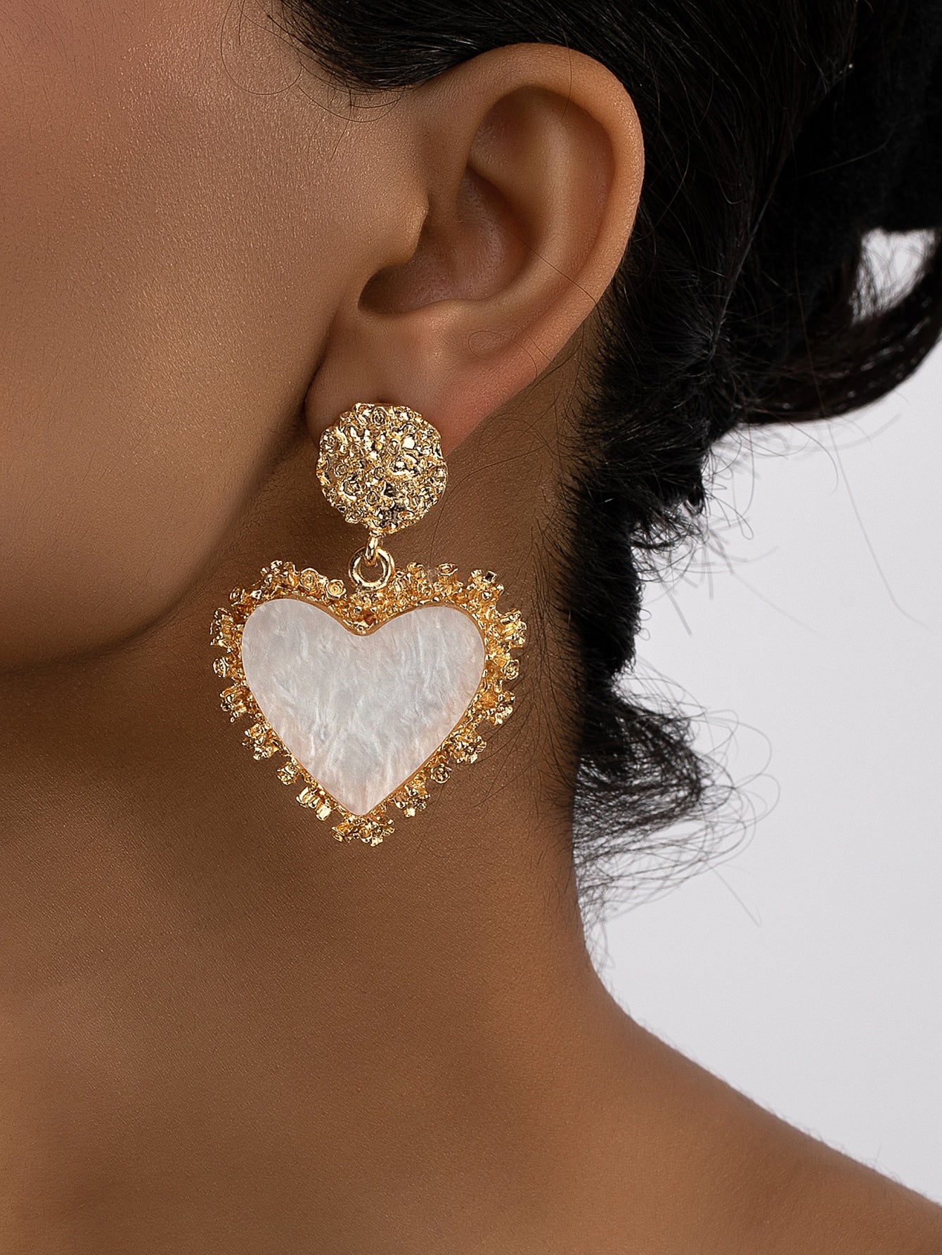 Heart Drop Earrings Valentines