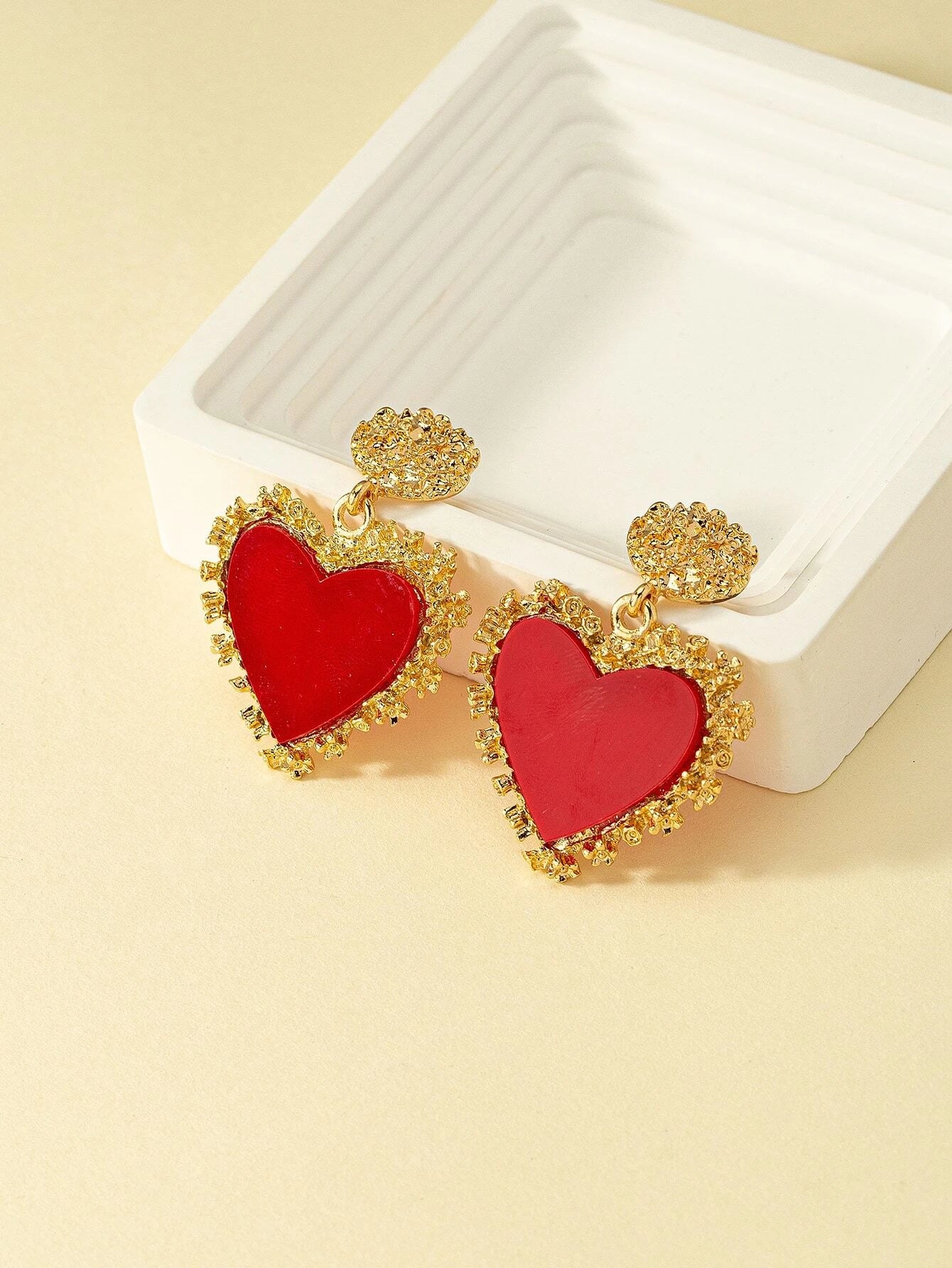 Heart Drop Earrings Valentines