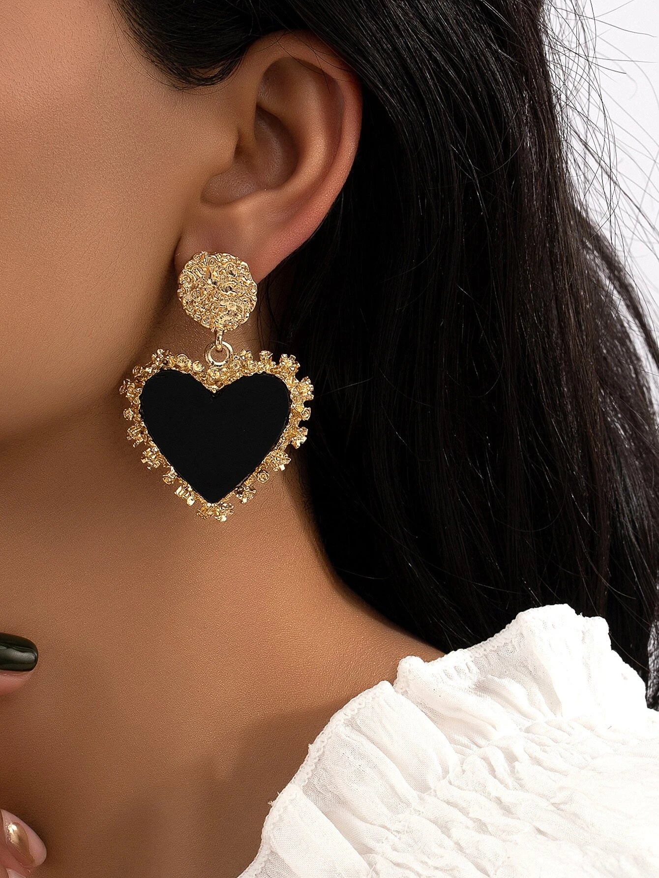 Heart Drop Earrings Valentines