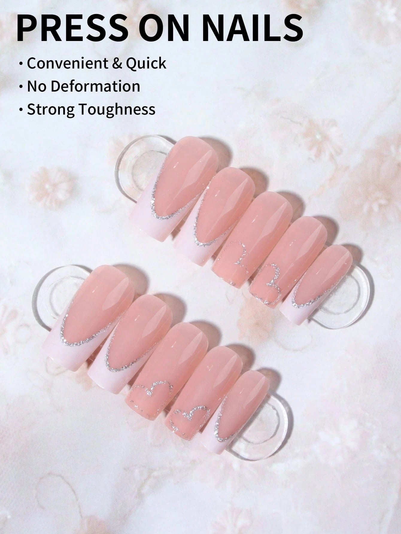 Elevate Your Style With, 24Pcs/Set Long Coffin Red French Tip Press on Nails Tips Chic Minimalist Style - Reusable Design Fake Nail,Contain 1Pc Jelly Glue and 1Pc Nail File, Acrylic Fake Nails for Women and Girls, Daily Life and Party Use