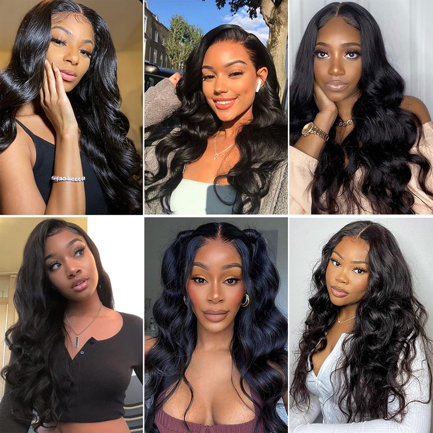 13X6 Lace Front Wigs Human Hair Body Wave Lace Front Wigs Human Hair Pre Plucked with Baby Hair for Black Women 13X6 Transparent HD Lace Pre Plucked with Baby Hair