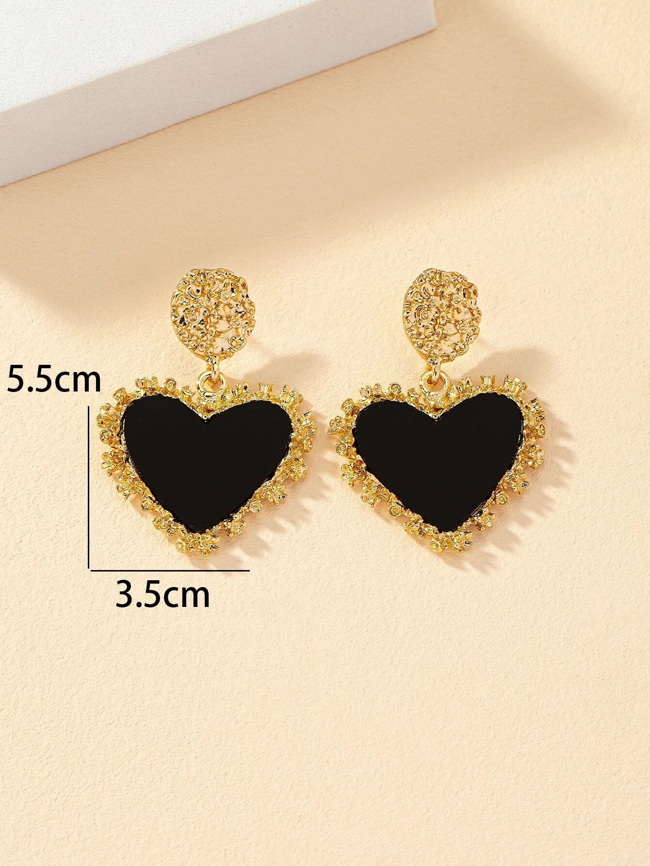 Heart Drop Earrings Valentines