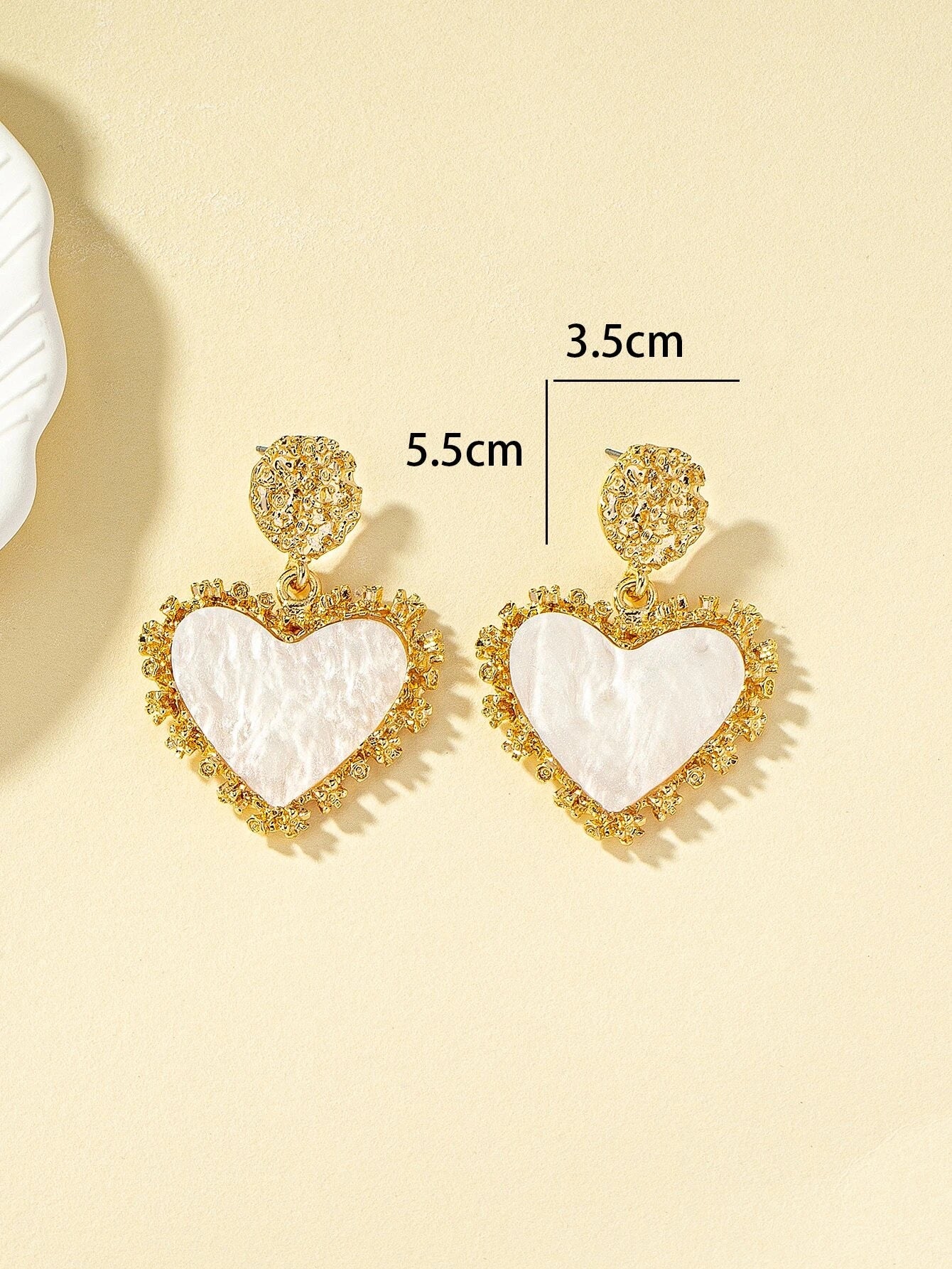 Heart Drop Earrings Valentines