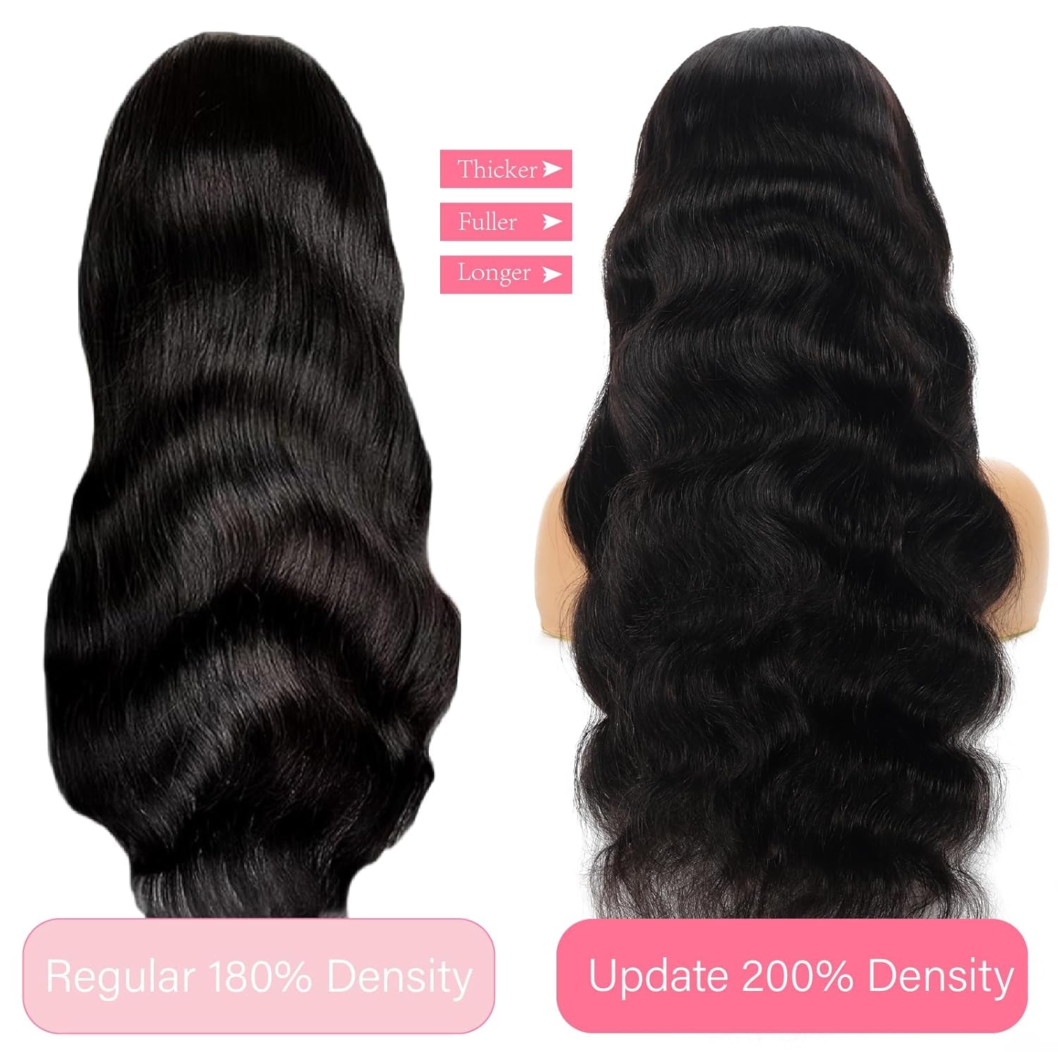 13X6 Lace Front Wigs Human Hair Body Wave Lace Front Wigs Human Hair Pre Plucked with Baby Hair for Black Women 13X6 Transparent HD Lace Pre Plucked with Baby Hair