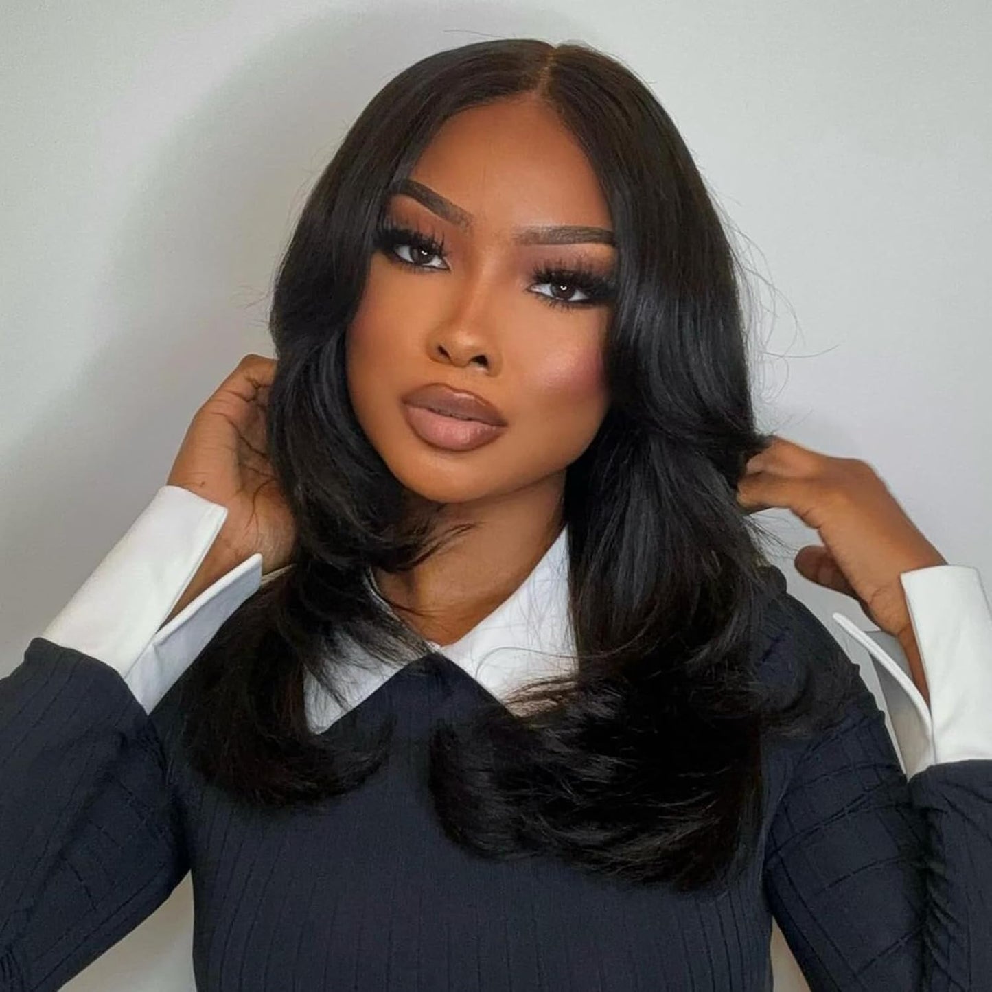 13X6 Lace Front Wigs Human Hair Body Wave Lace Front Wigs Human Hair Pre Plucked with Baby Hair for Black Women 13X6 Transparent HD Lace Pre Plucked with Baby Hair