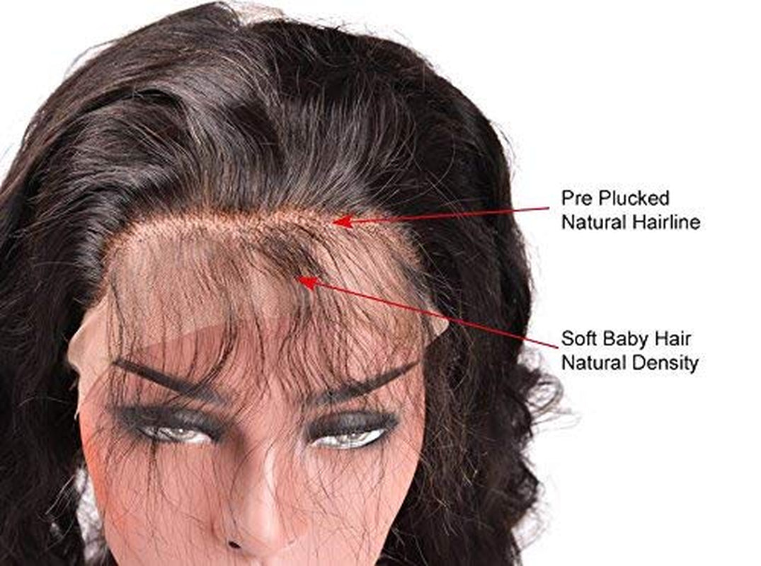 360 HD Transparent Straight Lace Front Human Hair Wigs Straight Brazilian Remy 180 Density Lace Frontal Wig for Women